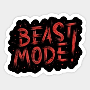 Beast Mode Sticker